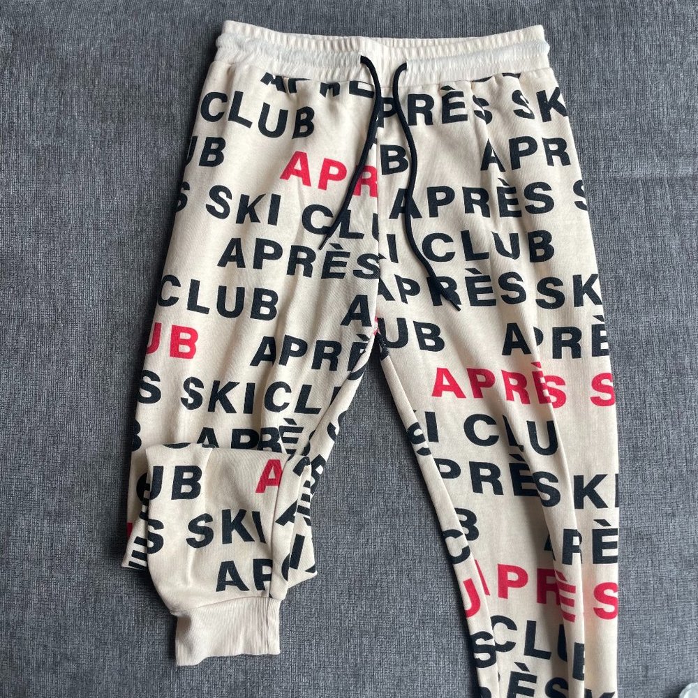 Princess Polly (Chemistry Brand) Ski Branded Sweatpants (Size M)